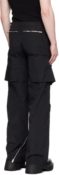 Black Stratum Cargo Pants