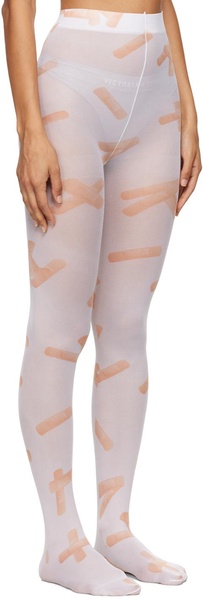 White Bandaid Tights