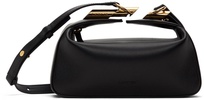 Black Haute Sequence Leather Clutch Bag