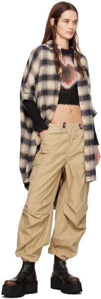 Khaki Balloon Army Trousers