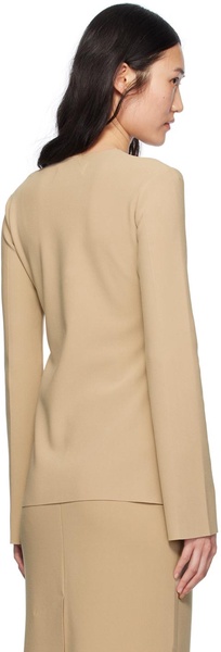 Taupe Lay2 Blouse