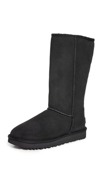 Classic Tall II Black Suede Boot