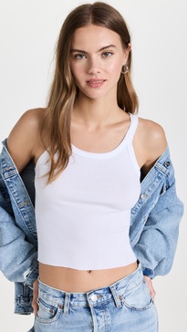 Cropped Ribbed Tank