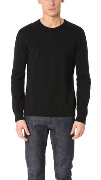 Midweight Terry Slim Crewneck Sweatshirt