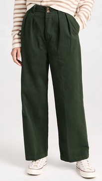 women's town pants in dark forest