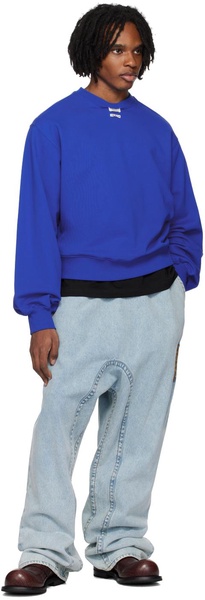 Blue Langle Sweatshirt