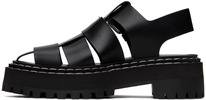 Black Lug Sandals