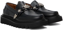 Black Shark Sole Loafers