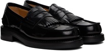 Black Leather Loafers