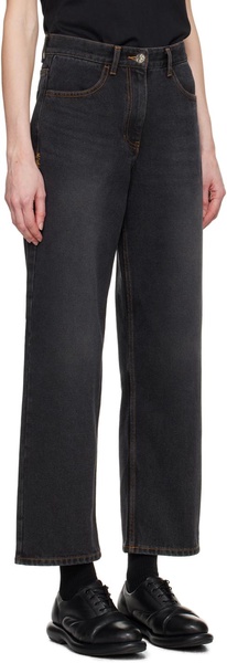 Black Significant Contrast Jeans