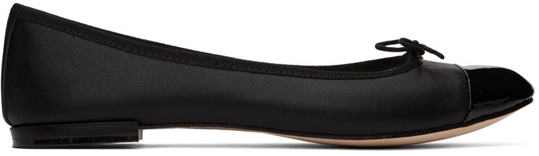 SSENSE Exclusive Black Flora Ballerina Flats