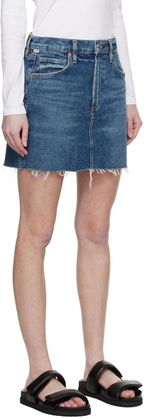 Indigo Beatnik Denim Miniskirt