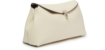 T-Lock leather clutch bag