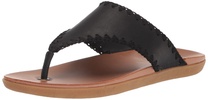 The Sak Women's Leather Shana Thong Crochet, Flip Flop Sandals, Summer Open Toe Shoes