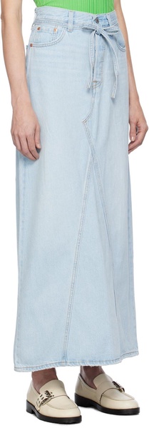 Blue Iconic Maxi Skirt