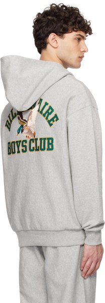 Gray Duck Varsity Embroidered Hoodie