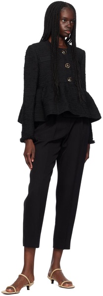 Black Peplum Jacket