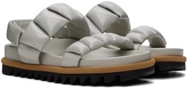 Off-White Padded Leather Sandals