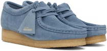 Blue Wallabee Derbys