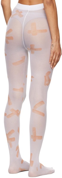 White Bandaid Tights