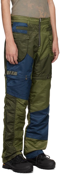 Khaki & Navy Detachable Cargo Pants