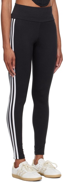 Black 3-Stripes Leggings