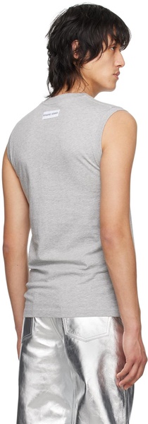 Gray Sleeveless T-Shirt