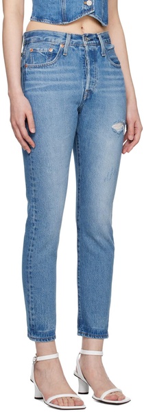 Blue 501 Skinny Jeans