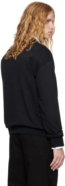 Black Henricus High-Comfort Sweatshirt