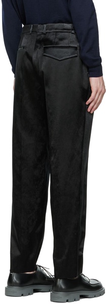 Black Ziggurat Trousers