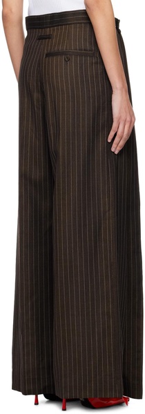 Brown 'The Suit Pant Skirt' Trousers