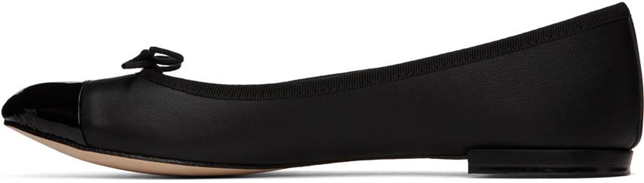 SSENSE Exclusive Black Flora Ballerina Flats