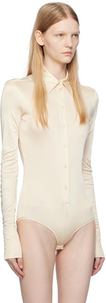 Beige Pera Bodysuit