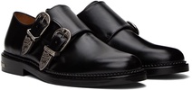 Black Double Monkstraps