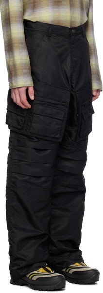 Black Pocket Cargo Pants