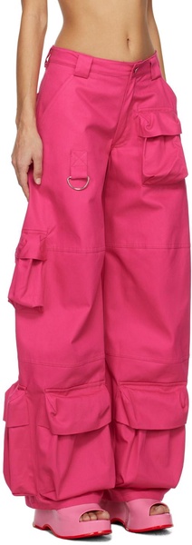 SSENSE Exclusive Pink Lawn Trousers