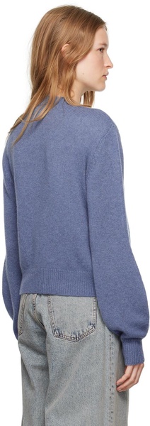 Blue Logo Patch Cardigan