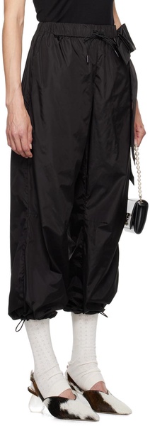 Black Bow Track Pants