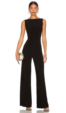 Sleeveless X Straight Leg Jumpsuit