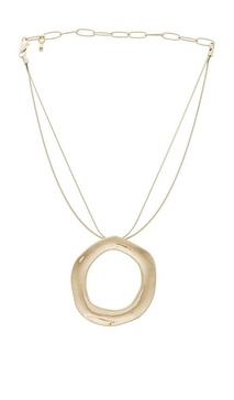 Open Circle Statement Necklace