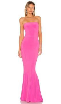 x REVOLVE Strapless Fishtail Gown