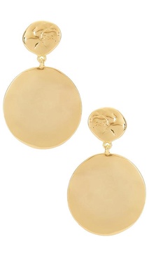 BOUCLES D'OREILLES DOUBLE WAVY DISC