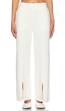 Lincoln Front Slit Knit Pant