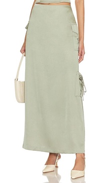 Double Pocket Maxi Skirt