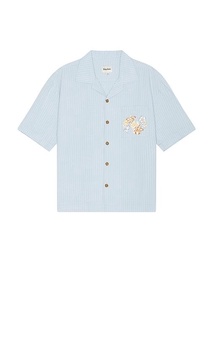 Relaxed Flower Textured Shirt