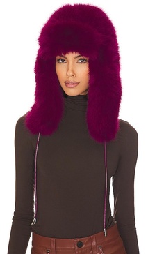 Faux Fox Trapper Hat