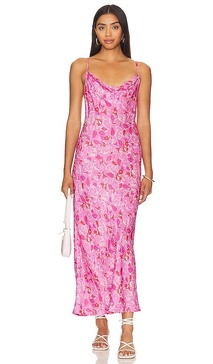 Islamorada Bias Strappy Maxi Dress