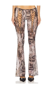 Lace Up Mesh Trousers