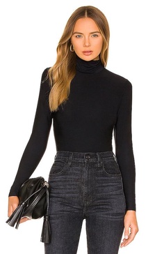 Butter Long Sleeve Cropped Turtleneck