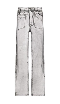 Amba Wax Relaxed Jeans